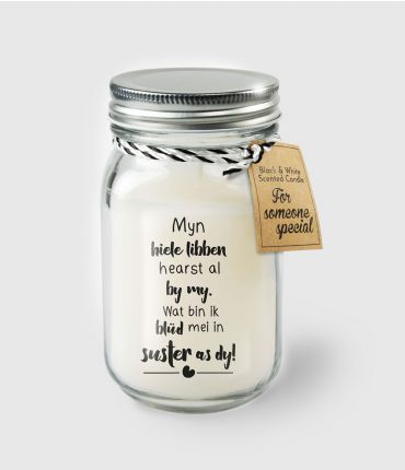 Black & White scented candles - Suster