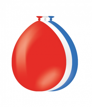 Balloons 50 pcs. - Red white blue