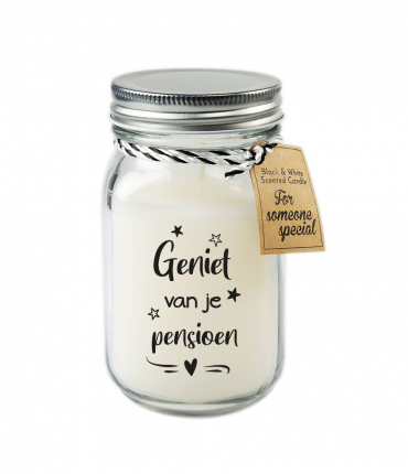 Black & White scented candles - Pensioen