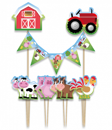 Cake decorations - Farm
