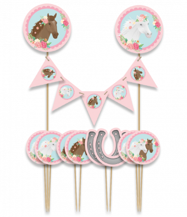 Cake decorations - Horses