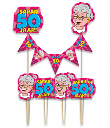 Cake decorations - Sarah