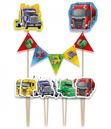 Cake decorations - Trucks