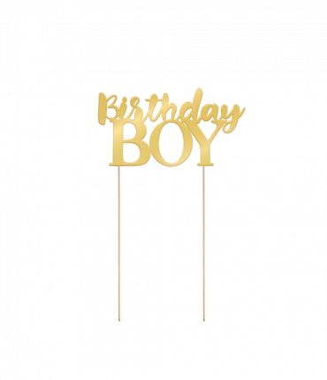 Cake topper - first birthday boy