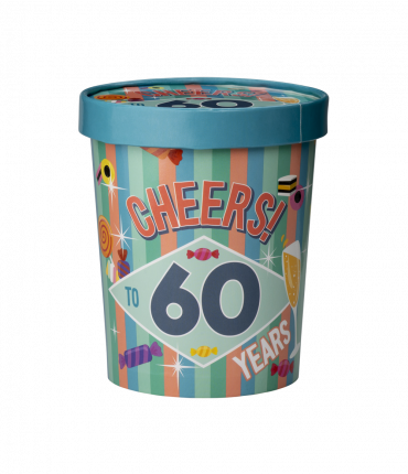 Candy bucket - 60 jaar