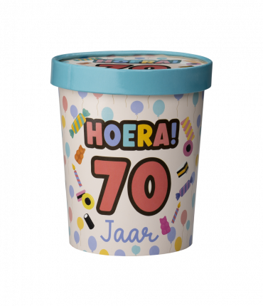 Candy bucket - 70 jaar