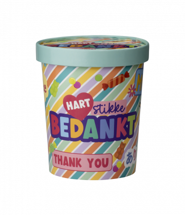 Candy bucket - Bedankt