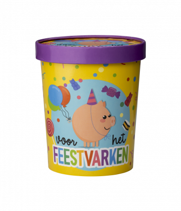 Candy bucket - Feestvarken