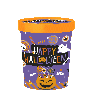 Candy bucket - Halloween front