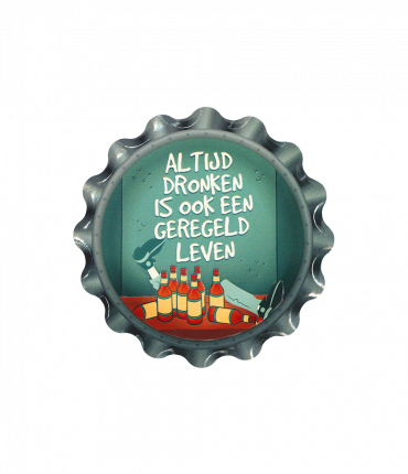 Cap coaster - Altijd dronken