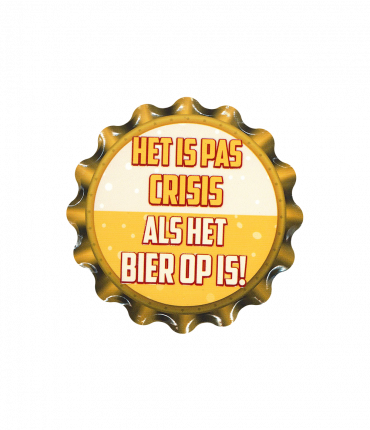Cap coaster - Crisis