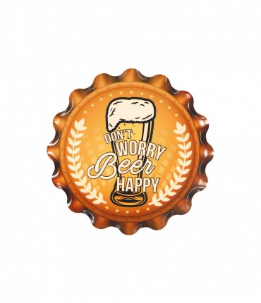 Cap coaster - Don't worry