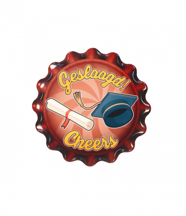 Cap coaster - Geslaagd school