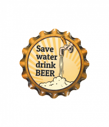 Cap coaster - Save water
