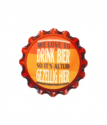 Cap coaster - We love to drink beer