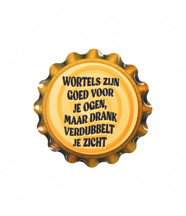 Cap coaster - Wortels zijn goed