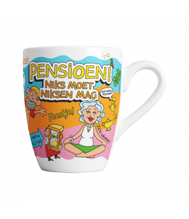 Cartoonmok - Pensioen, niks moet