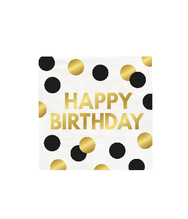Celebration! Napkins - Happy Birthday