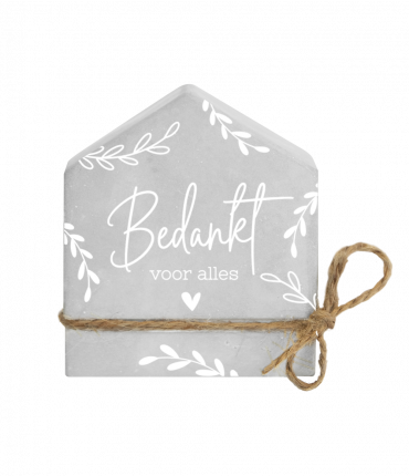 Cement house - Bedankt