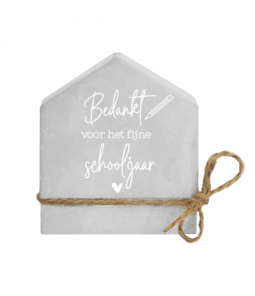 Cement house - Schooljaar