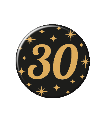 Classy party badge - 30