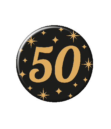 Classy party badge - 50