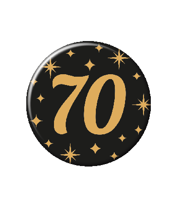 Classy party badge - 70