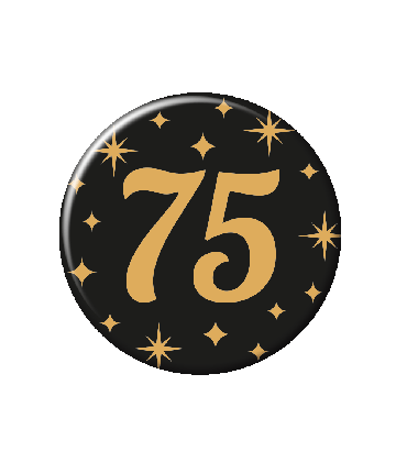 Classy party badge - 75