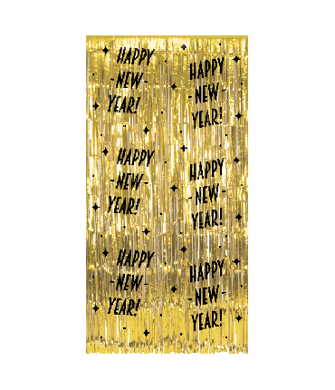 Classy Party Curtain - Happy New Year