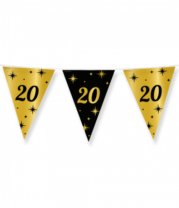 Classy Party flags foil - 20