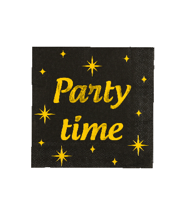 Classy Party Napkins - Party Time