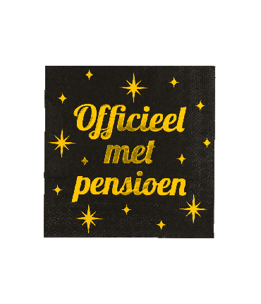 Classy Party Napkins - Pensioen