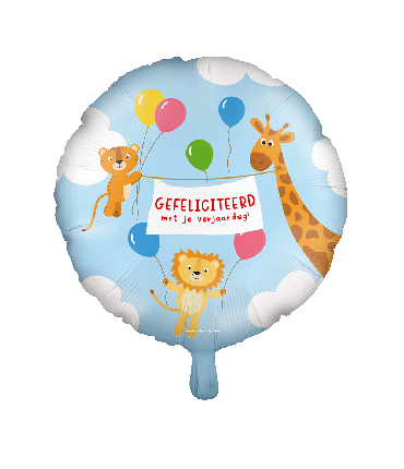 Foil balloon - Gefeliciteerd kids