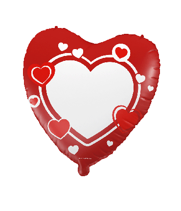 Foil balloon - Heart writable