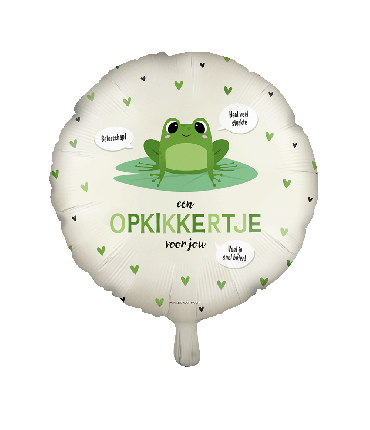 Foil balloon - Opkikkertje