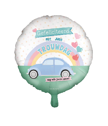 Foil balloon - Trouwdag