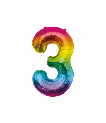 Foil Balloon 86 cm- no.3 Rainbow