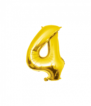 Foil Balloon Basics - Gold #4