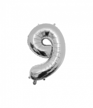 Foil Balloon Basics - Silver #9