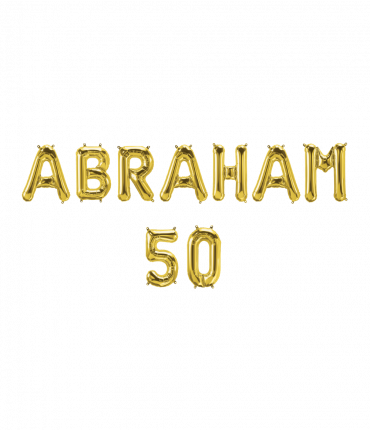 Foil balloon kit - Abraham 50