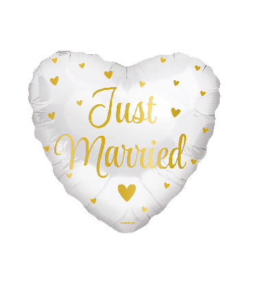 Foil balloons - Just Married