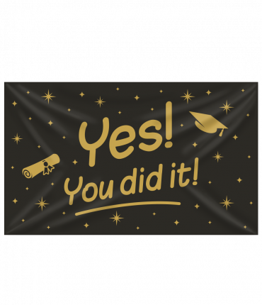 Gevel vlag - You did it!
