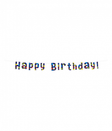 Letter banner - Happy Birthday