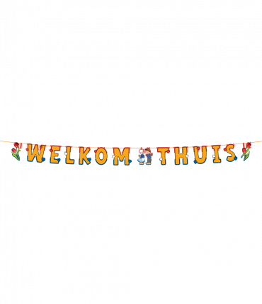 Letter banner - Welkom thuis 2