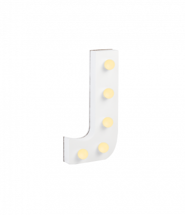 Light Letters - J