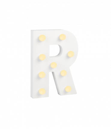 Light Letters - R