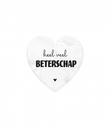 Marmeren hartjes - Beterschap