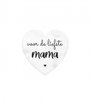 Marmeren hartjes - Mama