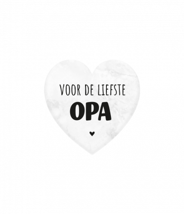 Marmeren hartjes - Opa