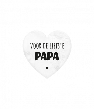 Marmeren hartjes - Papa